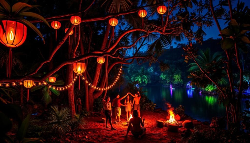 festividades na selva
